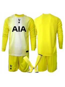 Otroški Nogometna dresi replika Tottenham Hotspur Vratar Tretji 2025-26 Dolgi rokav (+ hlače)